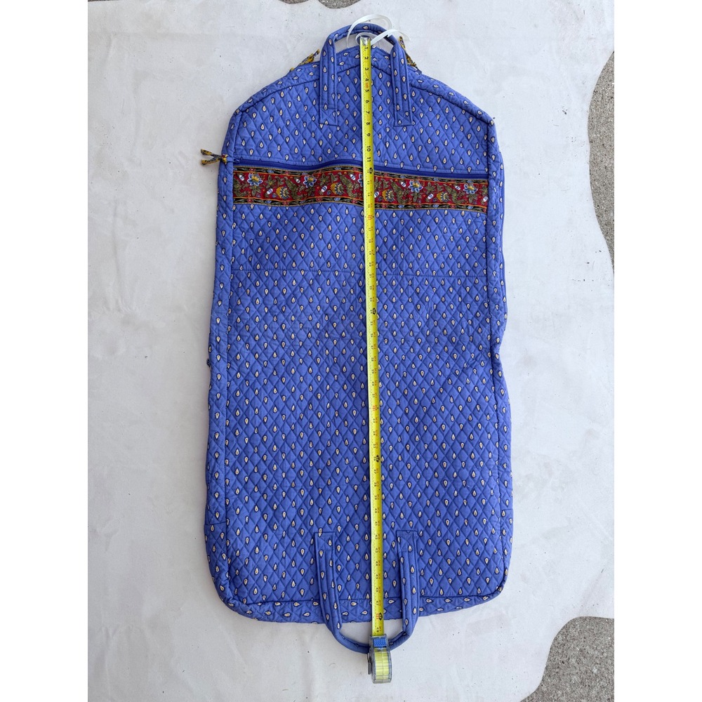 Vera Bradley Garment Bag French Blue (Retired) Quilted Floral Travel Luggage - Picture 7 of 8